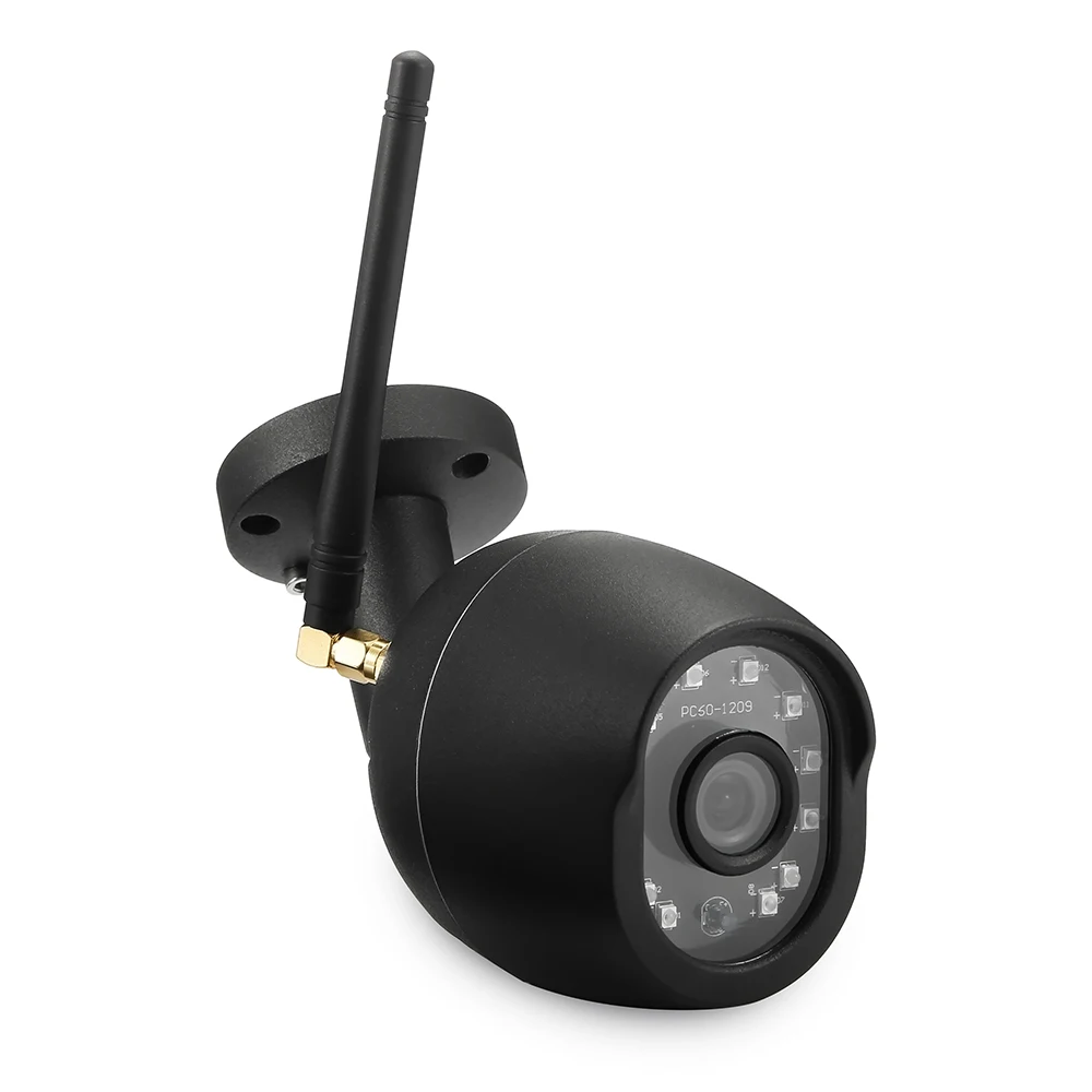 Черный DIGOO DG-W01f система видеонаблюдения 720P наружная ip-камера видеонаблюдения Система видеонаблюдения комплект видеонаблюдения Водонепроницаемая wifi ip-камера безопасности - Цвет: Черный