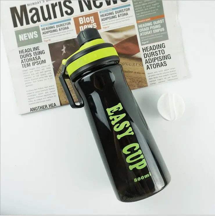 ZOUNICH Water Bottle Sport Protein Shaker Outdoor Travel Portable Leakproof Tritan Plastic Large Capacity Drink BPA Free | Дом и сад