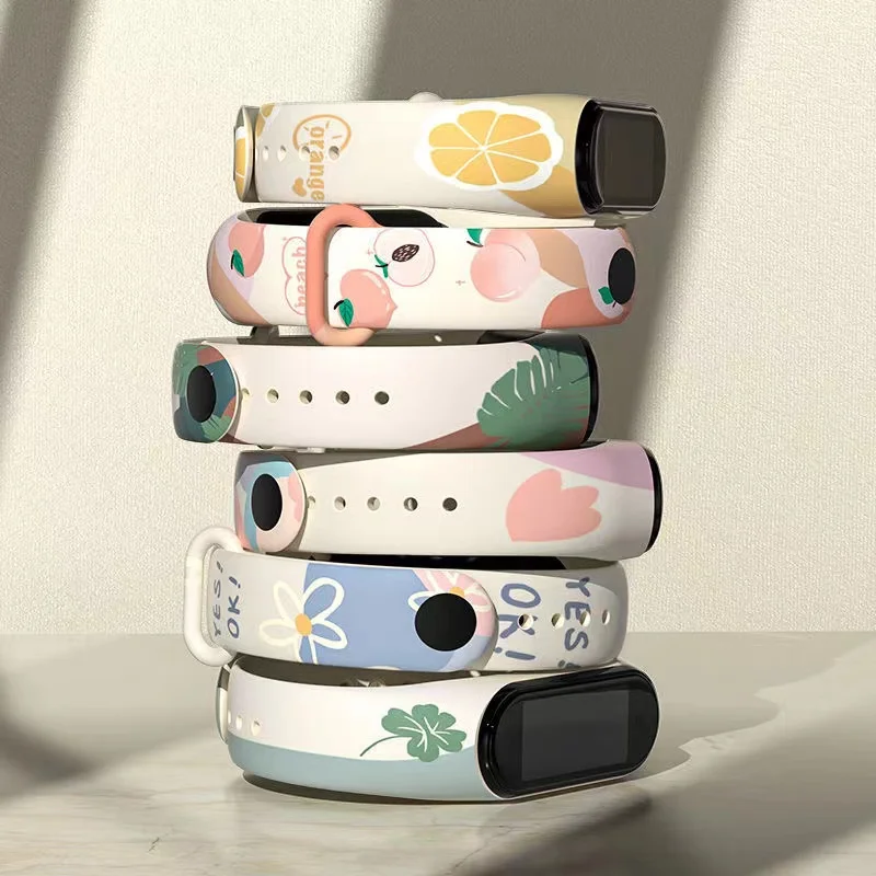 

Силиконовый ремешок для Xiaomi Mi Band 4 3 5 6, мягкий браслет для смарт-часов Xiaomi Mi Band 4 5, Mi 4, цвета