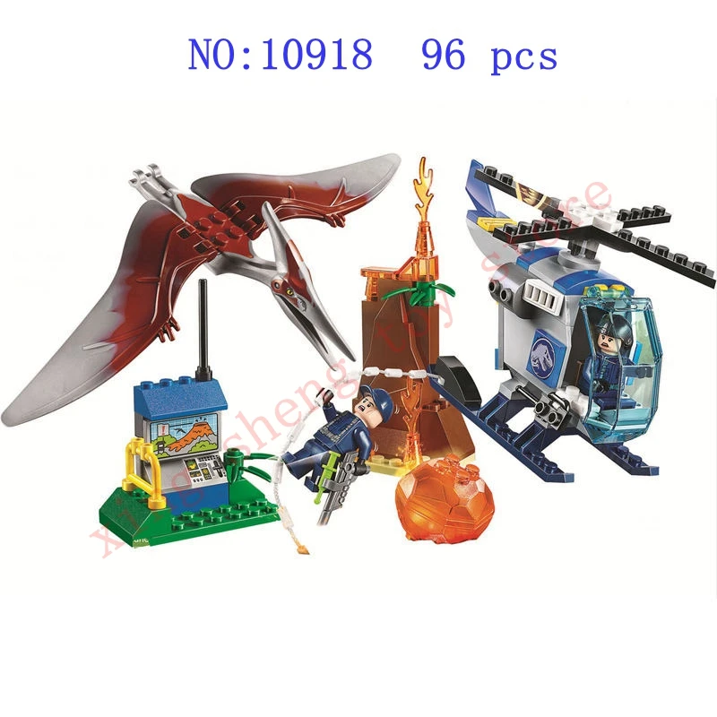 Мир Юрского периода брутальный Раптор строительные блоки динозавр рисунок