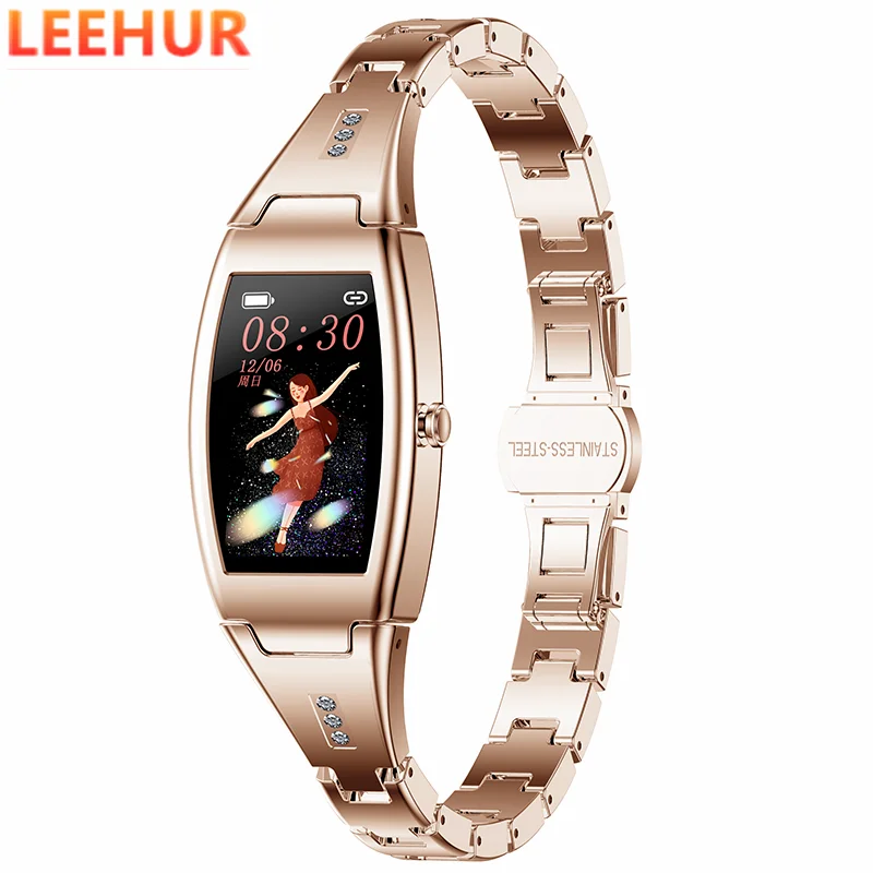 

New 2021Fashion Women's Smart Watch Waterproof Lovely Bracelet Heart Rate Monitor Sports Women Ladies Smartwatch For Android iOS