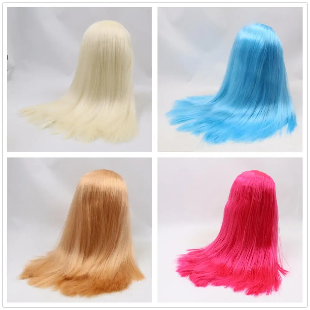 Blyth кукла ледяной парик только rbl головы и купола прямые волосы для DIY на