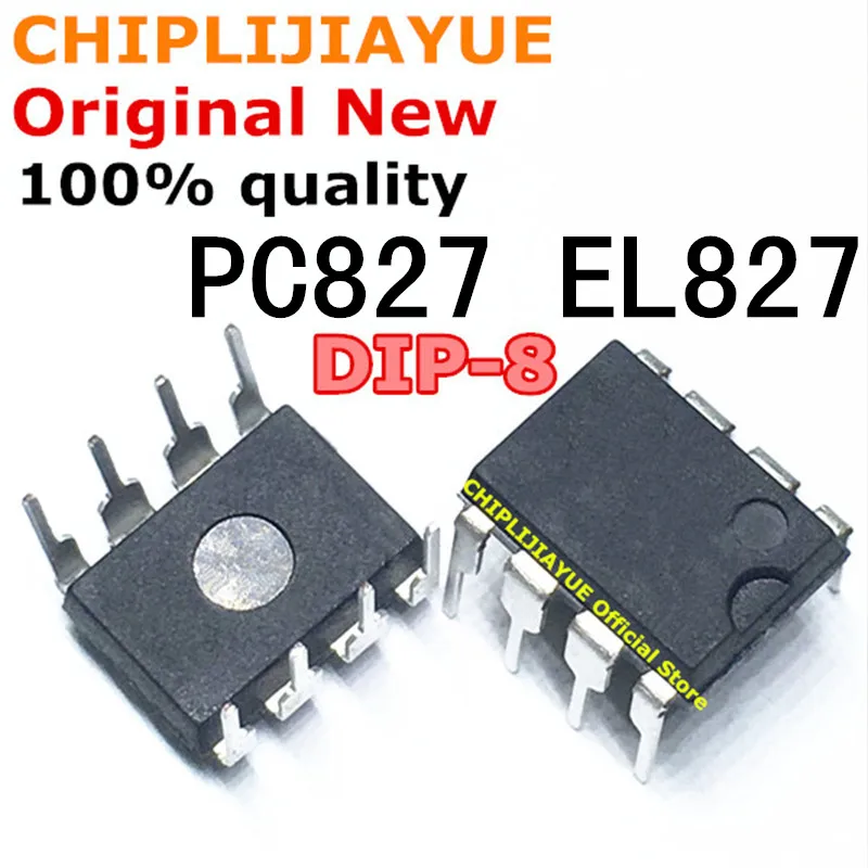 10 шт. PC827 DIP-8 DIP EL827 TLV827 TLV-827 DIP8 новый и оригинальный чипсет IC | Электронные