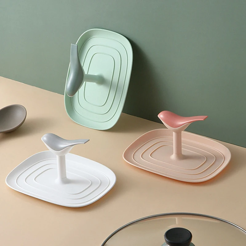 

Кухонная лопатка TOMTOSH в форме птицы, полочка, держатель крышки кастрюли, кухонные аксессуары, подставка для ложек, крышек, Многофункциональн...