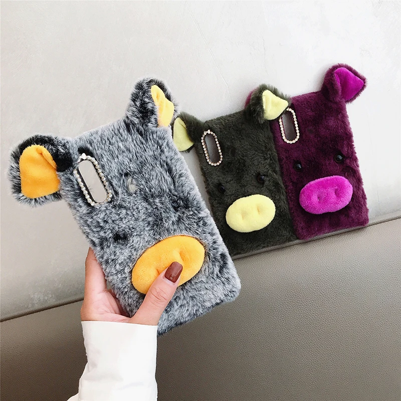 DIY мягкие пушистые длинные волосы Luckly Красивый Стильный чехол для защиты