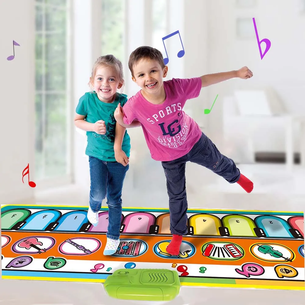 

3 Types Multifunction Musical Instruments Mat Keyboard Piano Baby Play Mat Early Educational Toys for Children Kids Gift