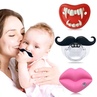 baby pacifier kiss lips dummy pacifiers food grade funny silicone baby nipples teether soothers pacifier baby dental care