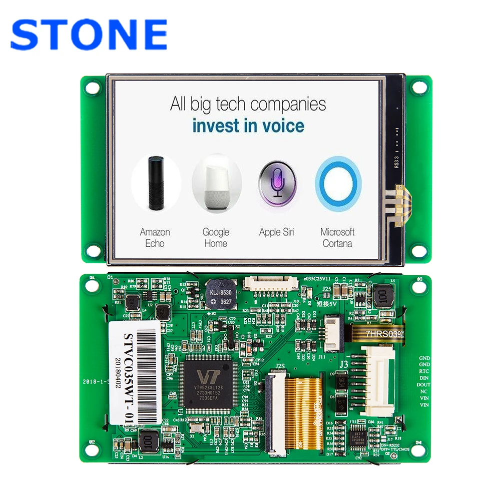 3.5 Inch LCD Controller With RS232 Port