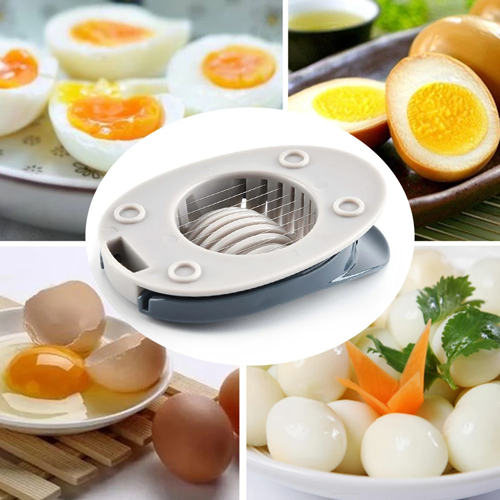 Tool Stainless Steel Wire Cutter Sectioner Practical Egg Slicer Multipurpose Kitchen Safe Mold Durable Cooking Gadgets 2 In 1 |
