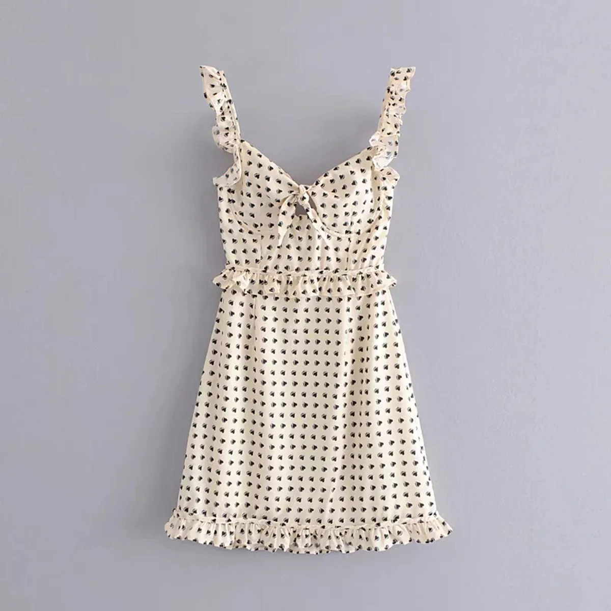 

Sexy Strap Sleeveless Mini Floral Dresses DLQZ283