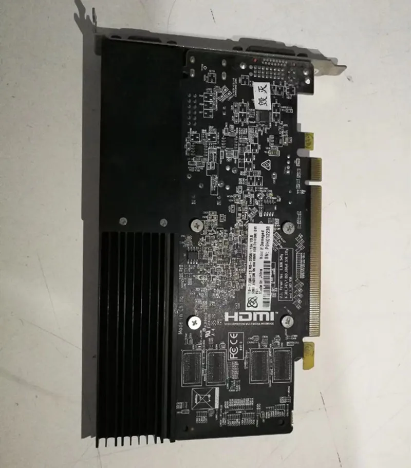Оригинальная б/у XFX Radeon R5 230A 2GB видеокарты GPU R5230A 2 Гб GDDR3 64bit Графика Экран карты