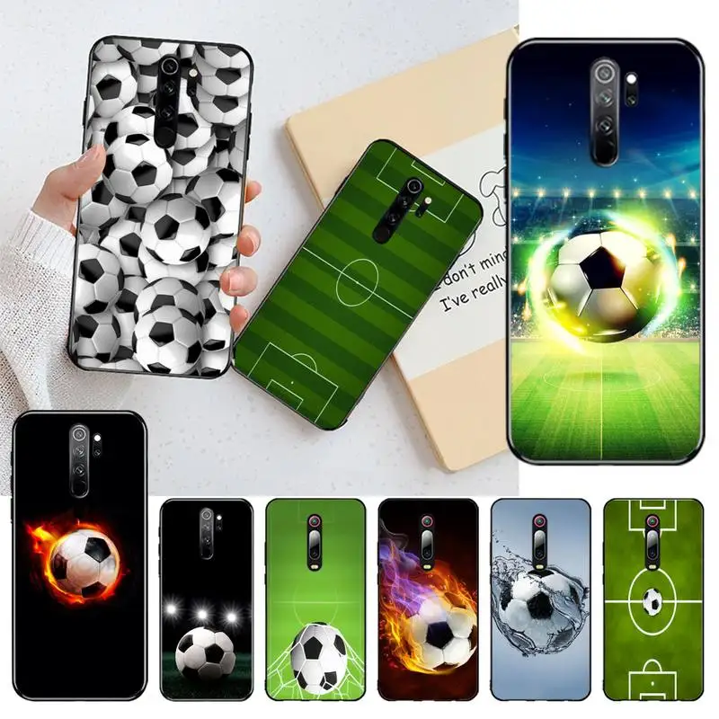 YJZFDYRM горячий футбольный мяч DIY чехол для телефона Redmi Note 9 8 8T 8A 7 6 6A Go Pro Max K20 |