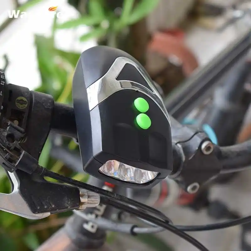 Водонепроницаемый 3 светодиодных велосипедных фонаря набор фонарей белый