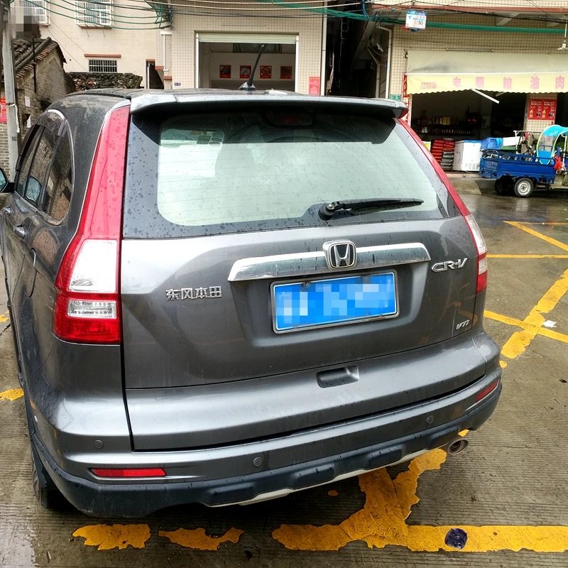 

For Honda CR-V 2007 to 2011 Car Decoration ABS Plastic Paint Painting Color Rear Trunk Roof Spoiler Honda CRV modified spoiler