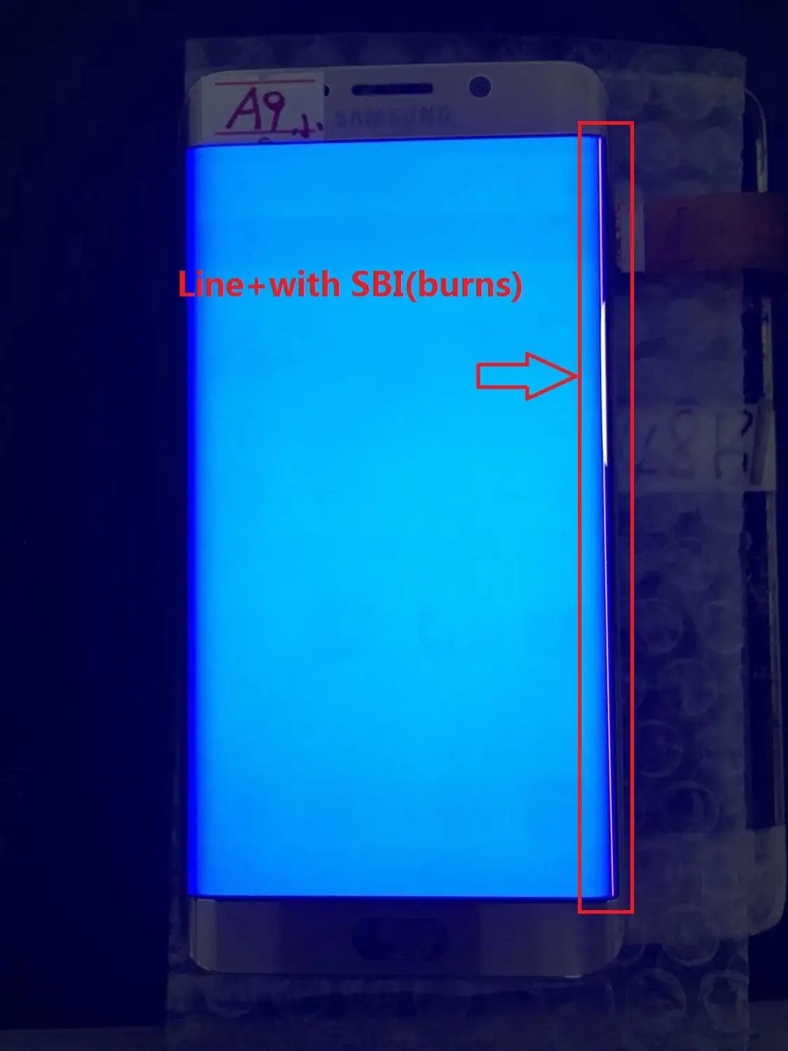 NO.A9 Gold 5,5 ''AMOLED lcd для SAMSUNG Galaxy s6 edge Plus G928 G928F сенсорный экран дигитайзер дисплей с линейкой - Цвет: NO.A9 Gold