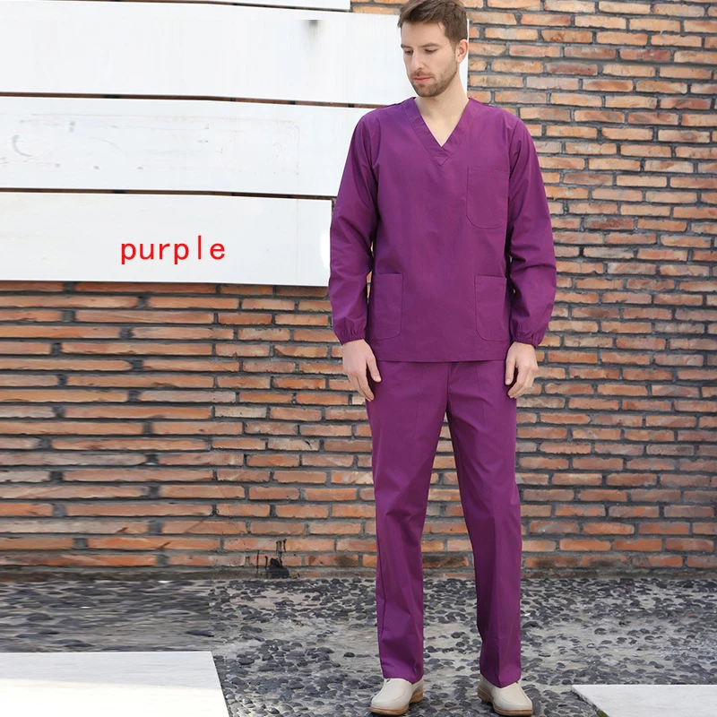 Медицинская Униформа с длинным рукавом и V-образным вырезом | Тематическая одежда