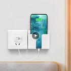 1 шт., настенное зарядное устройство с крючком для телефона