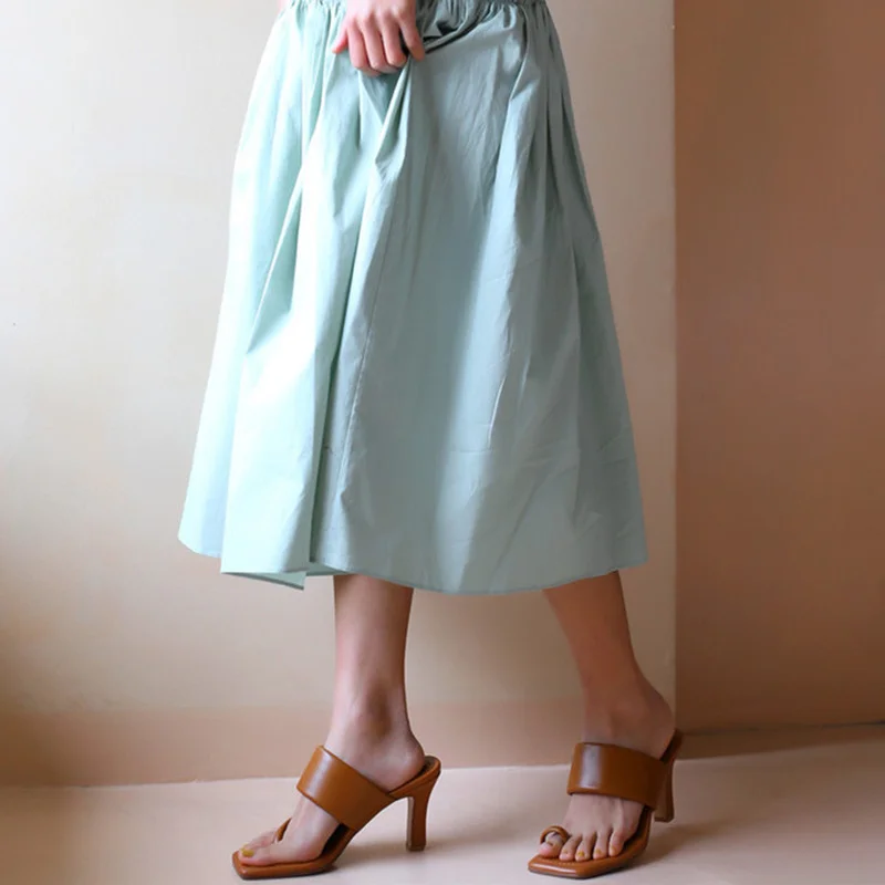 Шлепанцы женские на тонком высоком каблуке сандалии-лодочки пикантные сланцы