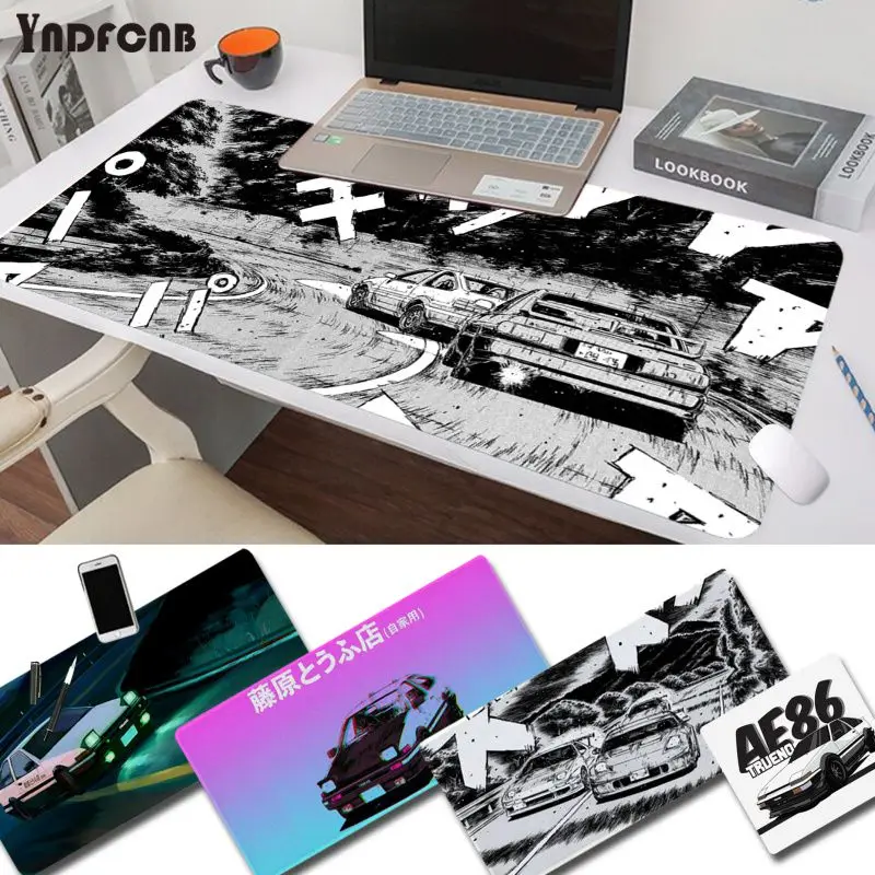 

Japan Initial D anime Gamer Speed Mice Retail Small Rubber Mousepad Size for Deak Mat for overwatch/cs go/world of warcraft