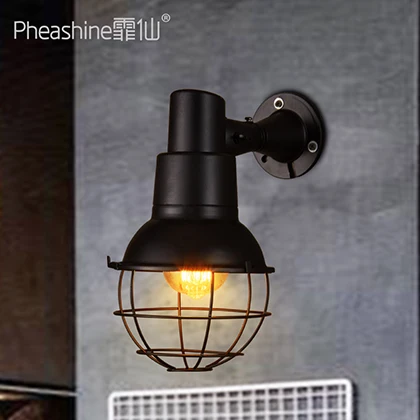 Американский ретро-коридор лестница коридор креативная лампа лофт промышленная