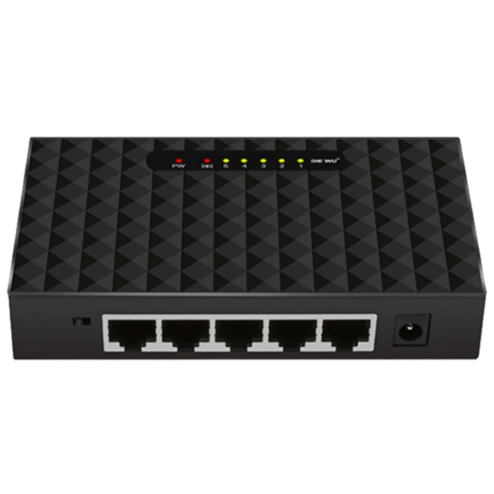 Gigabit Ethernet сетевой коммутатор 5-Порты и разъёмы настольный Fast концентратор RJ45