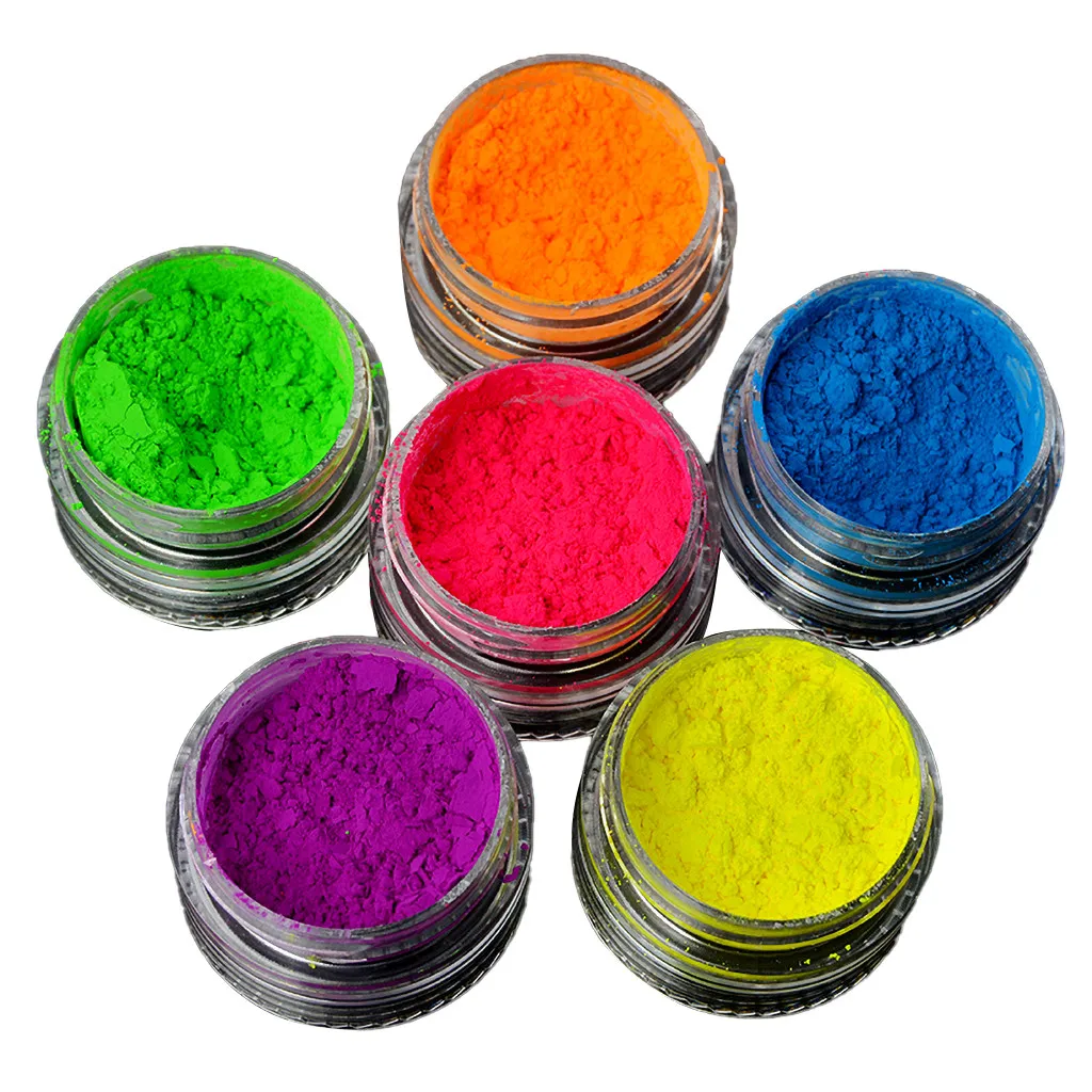 1 г ультратонкий Флуоресцентный порошок для ногтей флуоресцентный пигмент