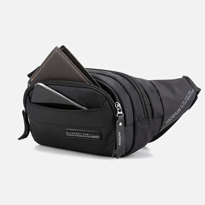 Повседневная мужская поясная сумка Новое поступление трендовая дорожная через