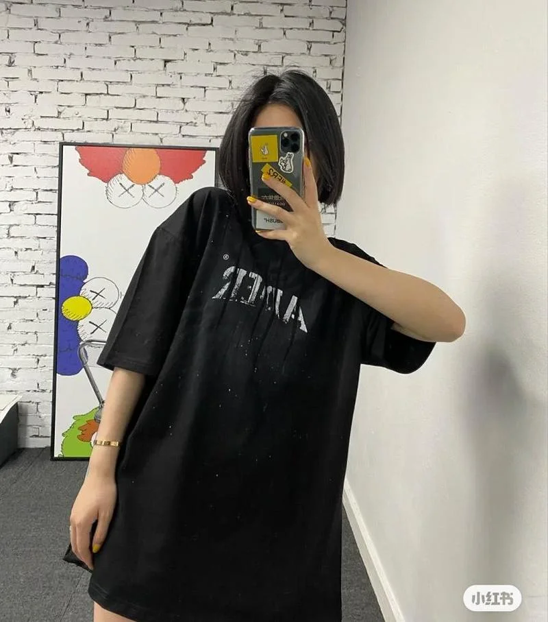 

22SS Top Quality Letter Printing 100% Cotton EU Size ADER ERROR T Shirts Men Women Loose Fit Summer Kanye West Jaqueta