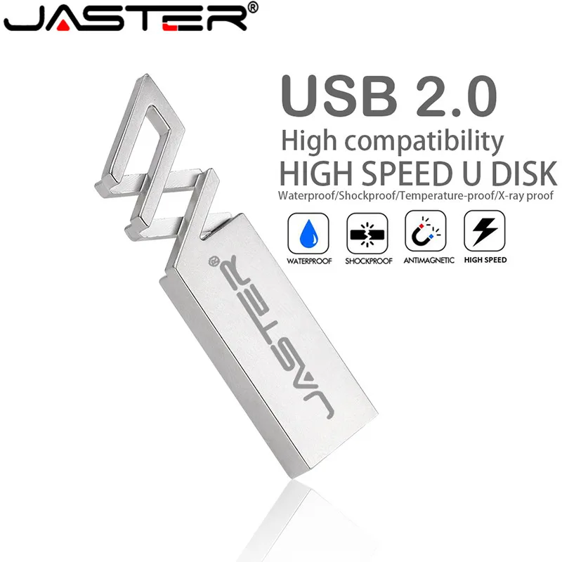 USB-флеш-накопитель JASTER компактный объемом 128 ГБ 64 32 4 16 | Компьютеры и офис