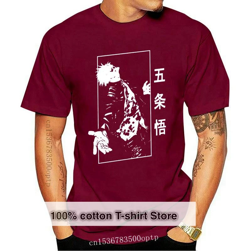 

New Fashion Male Jujutsu Kaisen Gojo Satoru T-Shirts Short-Sleeve Round Neck Cotton Tshirt Summer Ryomen Sukuna Tee Shirt Clothe
