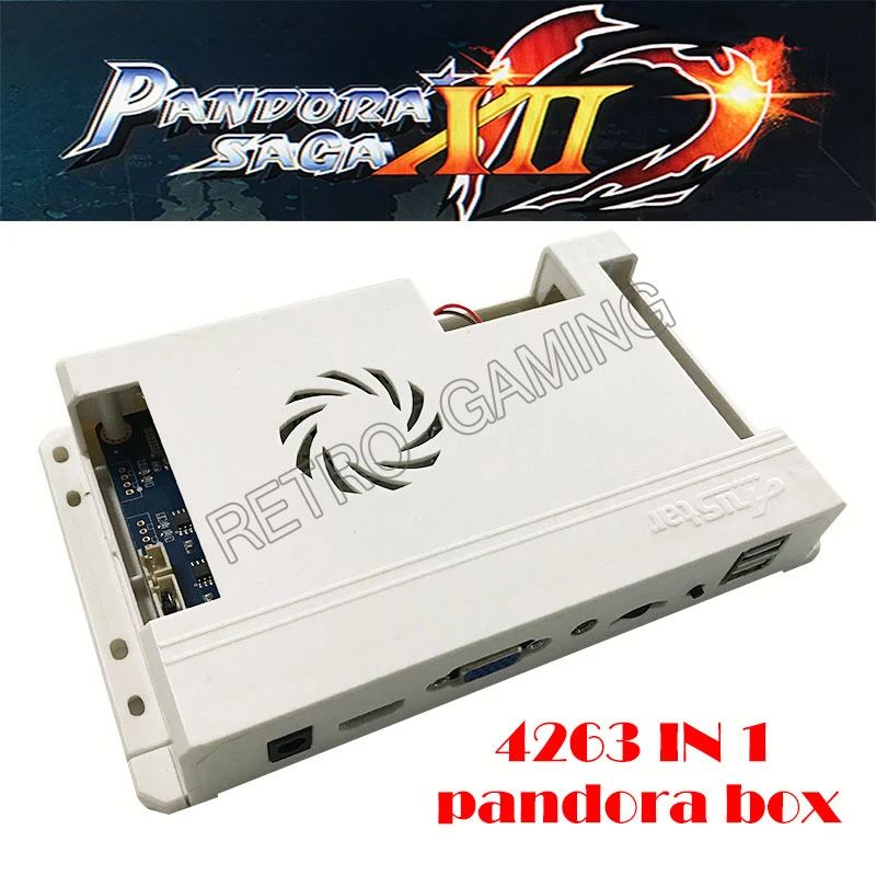 

3D Pandora XII 12 4263 In 1 Game Board Home TV HD Fighting Arcade Consloe Machine Motherboard HDMI VGA For LCD