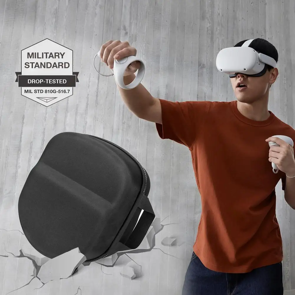 

Жесткий Дорожный Чехол из ЭВА для Oculus Quest 2 VR гарнитуры, портативный удобный чехол для переноски, аксессуары для контроллеров VR гарнитуры