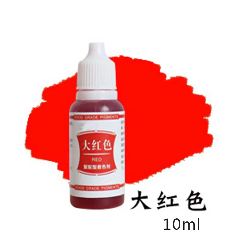 Red 10 мл DIY торт Печенье Кондитерские съедобные пигмент Макарон крем десерт еда съедобный цвет пигмент ручной работы цвет ing ингредиенты питания - Цвет: Red
