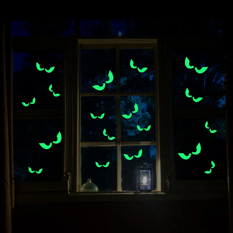 Флуоресцентные светящиеся материалы настенные наклейки на Хеллоуин летучие
