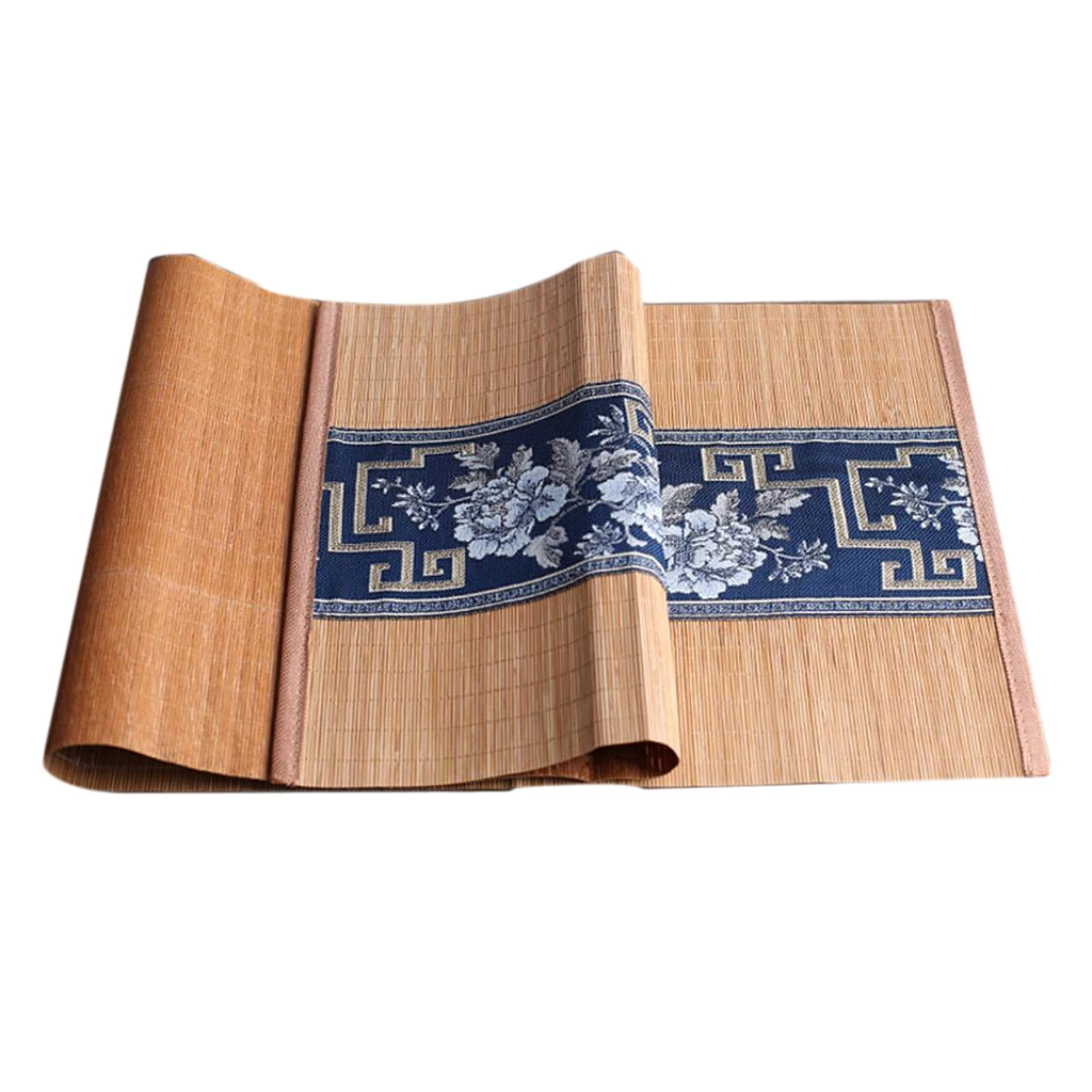

Tea Mat Oriental Slats Tablecloth Tea Curtain Hotel Room Decoration