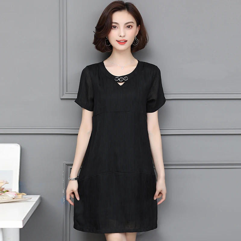 Женские офисные вечерние платья большого размера повседневные свободные