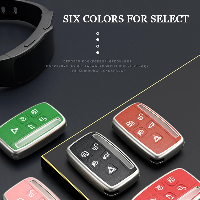 

TPU Smart Remote Car Key Fob Case Cover Bag For Land Rover Range Rover Jaguar Keyrings Keychain Shell Accessories