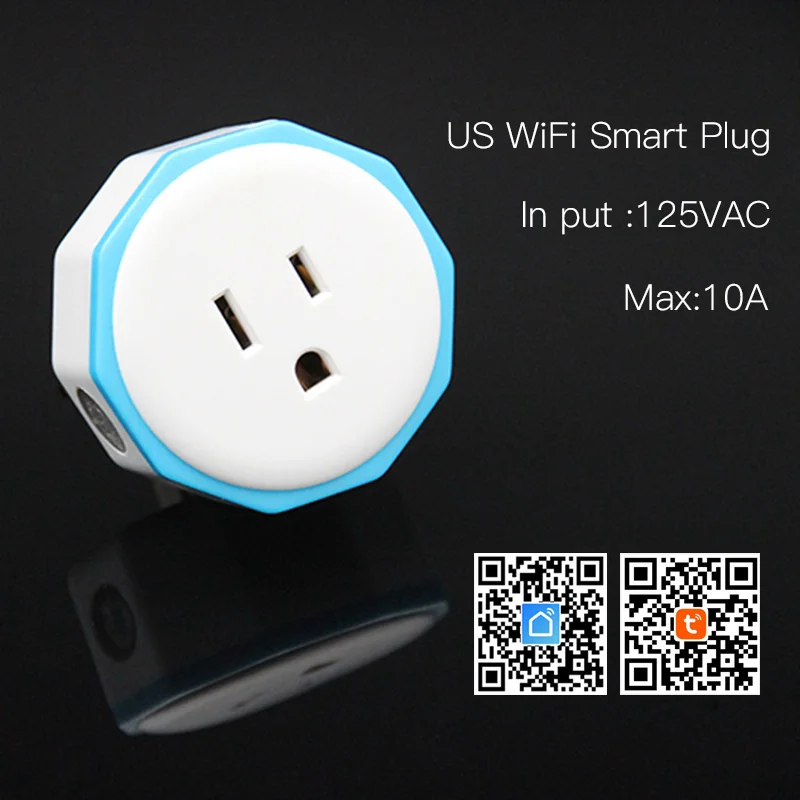 FrankEver US Smart Plug 10A домашняя Автоматизация Wi-Fi розетка синхронизации включения/выключения питания работает с Alexa и Google Tuya Smart life APP