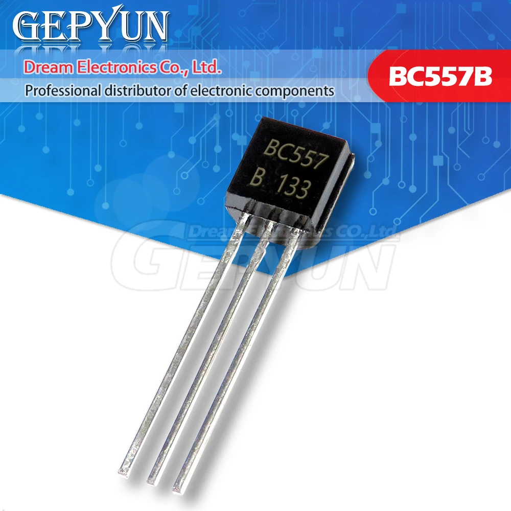 100PCS BC557B TO-92 BC557 TO92 557B new triode transistor | Integrated Circuits