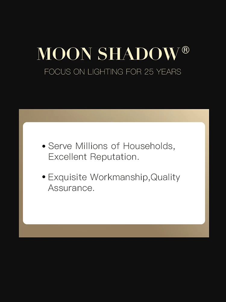 Настенный светильник MOONSHADOW светодиодный полностью медный Регулируемый