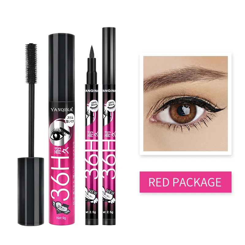 Новинка набор для подводки глаз Qianna в юго-восточном азиатском стиле тушь ресниц