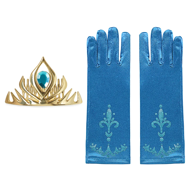 INLOVILL/новый комплект одежды принцессы Эльзы из 2 предметов платье с длинными