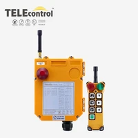 telecontrol f24 6d 6 buttons double speed wireless radio industrial remote control for crane hoist
