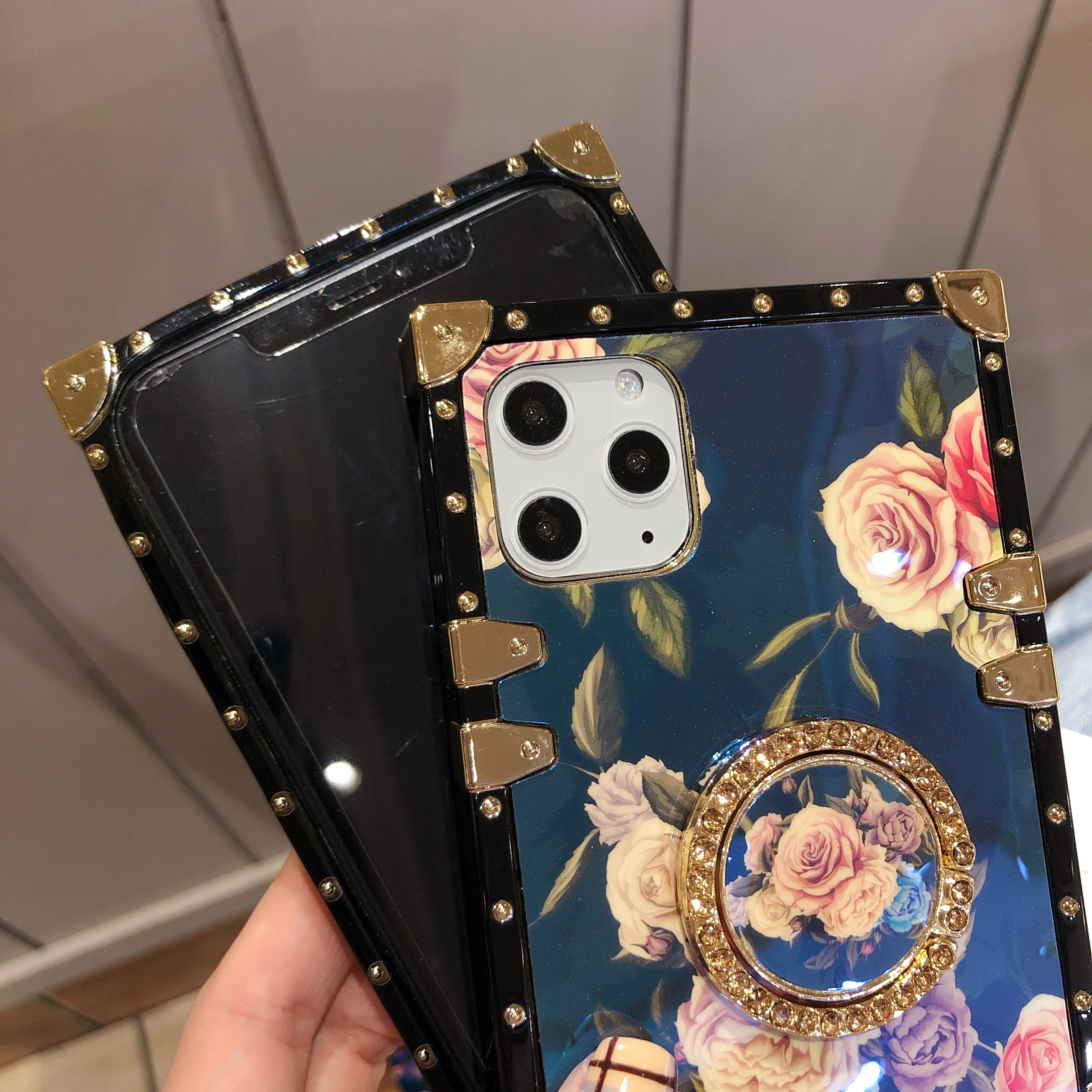 Чехол для huawei P30 Pro P30lite Nova4E 3i 5i 5Pro P20 Lite MATE20PRO чехол с квадратным цветком розы