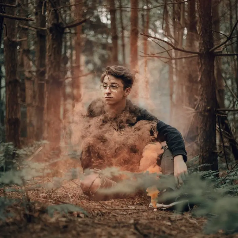 5 шт./компл. горячая Распродажа дым торт круглый красочный эффект тумана чайник