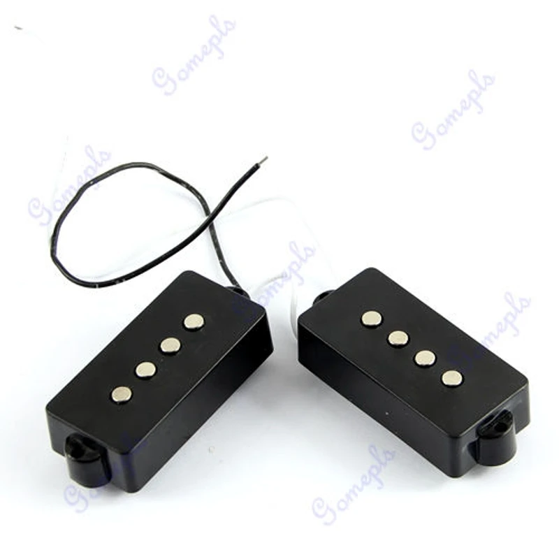 Black 4 String Noiseless Pickup Set For Precision P Bridge Bass Set27RD | Спорт и развлечения