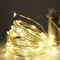 fairy lights copper wire led string lights garland christmas light outdoor holiday wedding new year xmas party home decoration