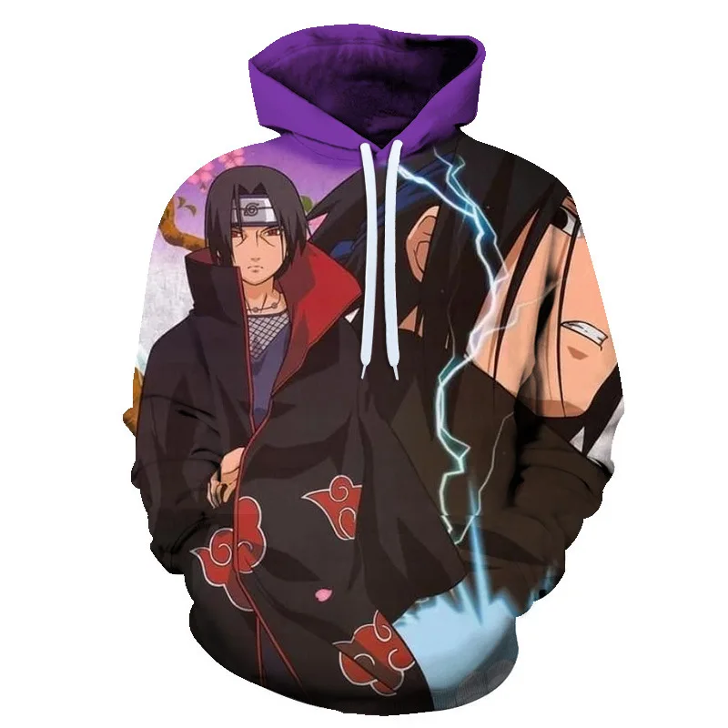 

3d Digital Printing Hoodies Anime Naruto Sweatshirt Oversized Hoodie Men Women Tops Casual Hip Hop Xxs-6xl Size Couple Pullover