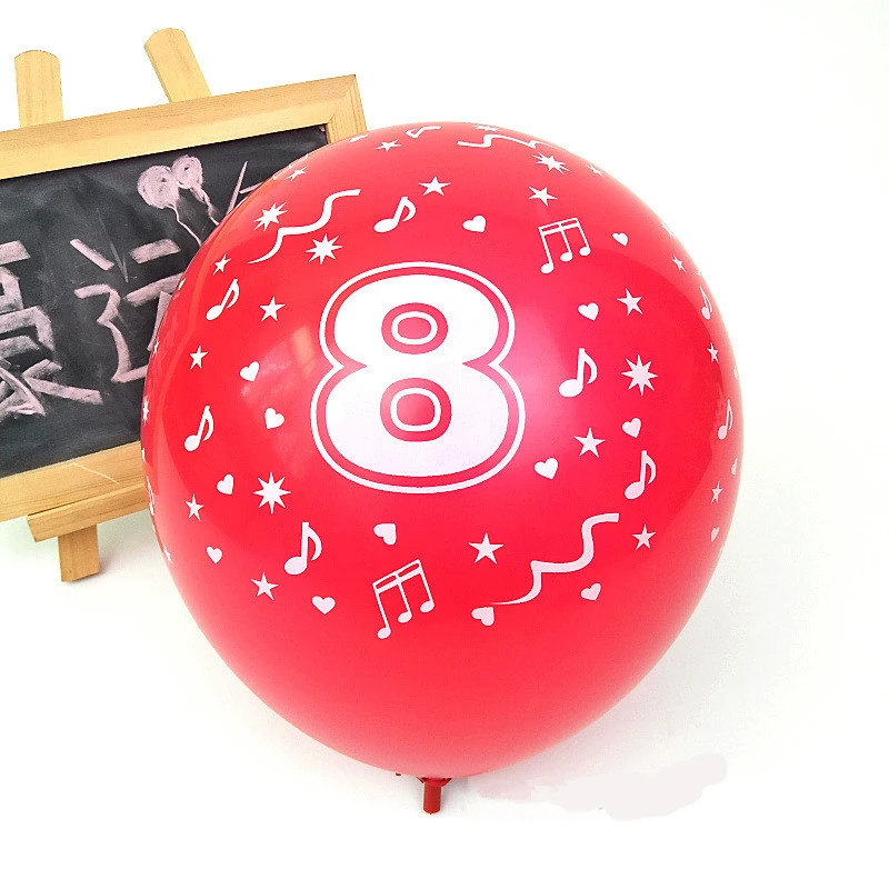 Счастливый День рождения украшения номер латексные шары гелий для вечеринки