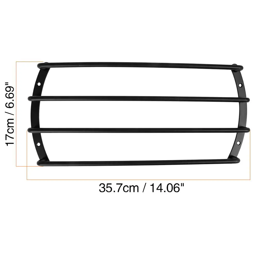 Uxcell универсальная 12 дюймовая Черная Металлическая Автомобильная решетка